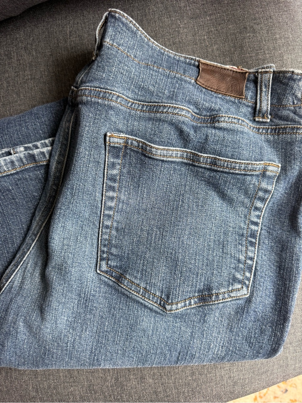 Lands’ End Original Fit Classic Waist Bootcut Jeans – Women’s Size 14
